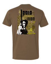 T150: "Gold in Peace, Iron in War" Eco-Hybrid Ultra T-shirt (SFPD Bureau of Investigations) UTD Reloaded Gear Co. 