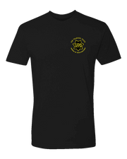 T150: "Gold in Peace, Iron in War" Eco-Hybrid Ultra T-shirt (SFPD Bureau of Investigations) UTD Reloaded Gear Co. S Black 