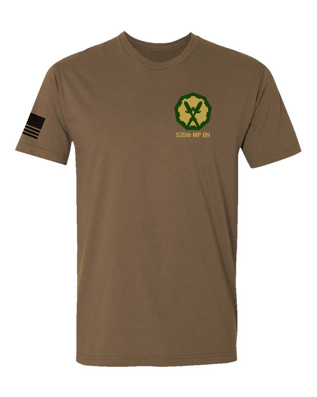 T150: "Griffins" Eco-Hybrid Ultra T-shirt (US Army, 535th MP BN) UTD Reloaded Gear Co. S Coyote Brown 
