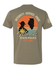 T150: "Integrity, Service, Pride" Eco-Hybrid Ultra T-shirt (Illinois State Troopers, CC 144) UTD Reloaded Gear Co. 