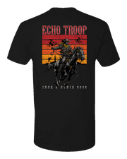 T150: "Iron Horse" Eco-Hybrid Ultra T-shirt (US Army, E Troop, 2-17 ACS) UTD Reloaded Gear Co. 