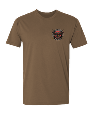 T150: "Iron Horse" Eco-Hybrid Ultra T-shirt (US Army, E Troop, 2-17 ACS) UTD Reloaded Gear Co. S Coyote Brown 