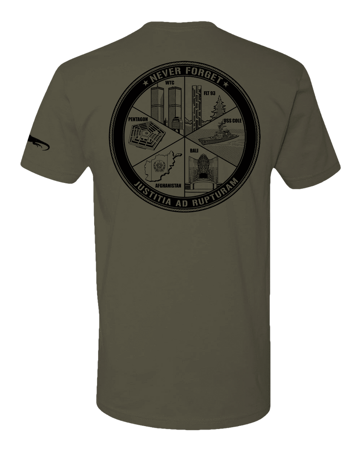 T150: "Justitia ad Rupturam" Eco-Hybrid Ultra T-shirt (USMC OCP-OMC) UTD Reloaded Gear Co. 