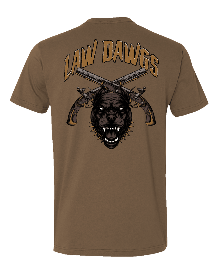 T150: "Law Dawgs" Eco-Hybrid Ultra T-shirt (US Army 116th MP Co) UTD Reloaded Gear Co. 