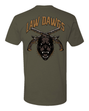 T150: "Law Dawgs" Eco-Hybrid Ultra T-shirt (US Army 116th MP Co) UTD Reloaded Gear Co. 