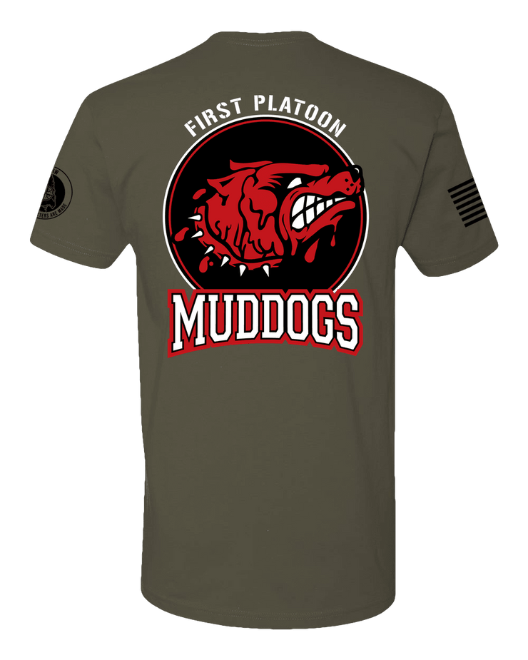 T150: "Mud Dogs" Eco-Hybrid Ultra T-shirt (1st Plt, 220th Engineer Co.) UTD Reloaded Gear Co. 