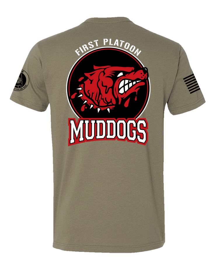 T150: "Mud Dogs" Eco-Hybrid Ultra T-shirt (1st Plt, 220th Engineer Co.) UTD Reloaded Gear Co. 