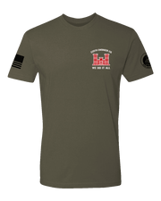 T150: "Mud Dogs" Eco-Hybrid Ultra T-shirt (1st Plt, 220th Engineer Co.) UTD Reloaded Gear Co. S OD Green 