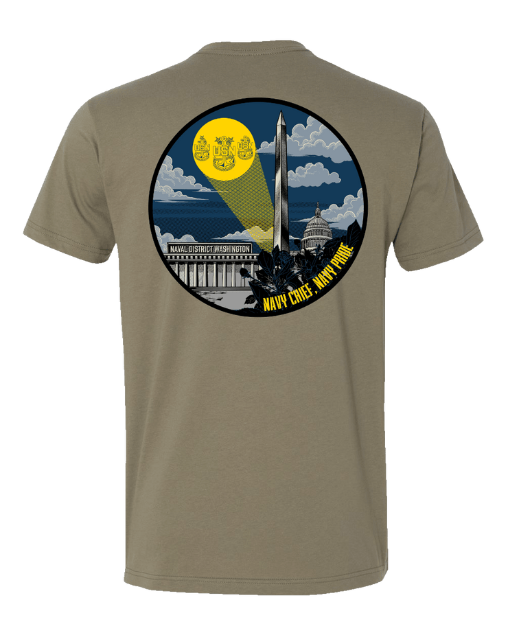 T150: "Navy Chiefs, Navy Pride" Eco-Hybrid Ultra T-shirt (US Naval District Washington) UTD Reloaded Gear Co. 