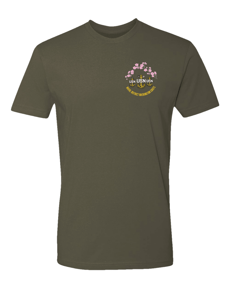 T150: "Navy Chiefs, Navy Pride" Eco-Hybrid Ultra T-shirt (US Naval District Washington) UTD Reloaded Gear Co. S OD Green 