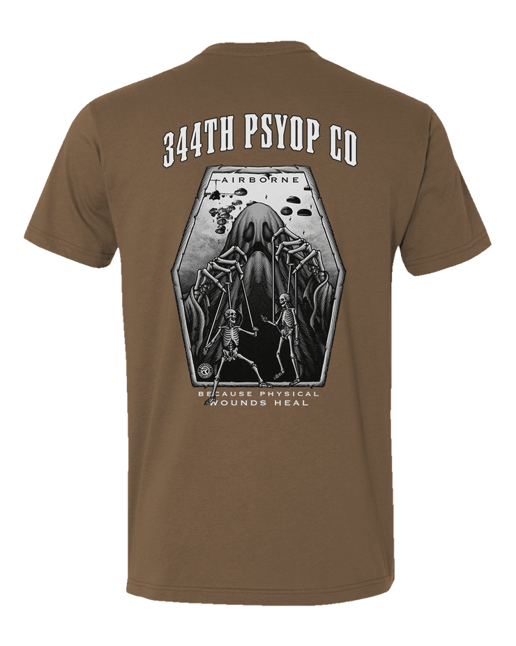 T150: "PSYOP Ghosts" Eco-Hybrid Ultra T-shirt (US Army, 344th PSYOP Co) UTD Reloaded Gear Co. 
