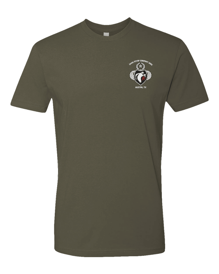 T150: "PSYOP Ghosts" Eco-Hybrid Ultra T-shirt (US Army, 344th PSYOP Co) UTD Reloaded Gear Co. S OD Green 
