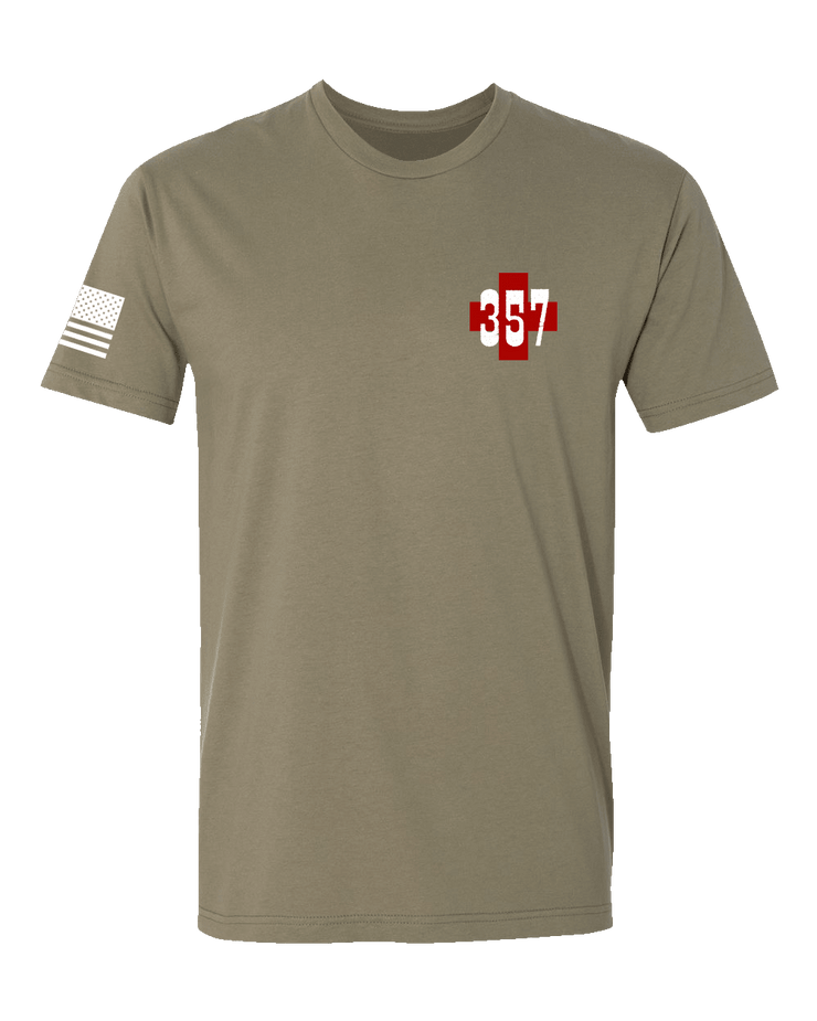 T150: "Simul Salvamus" Eco-Hybrid Ultra T-shirt (US Army 357th FRSD) UTD Reloaded Gear Co. S Army OCP Tan 