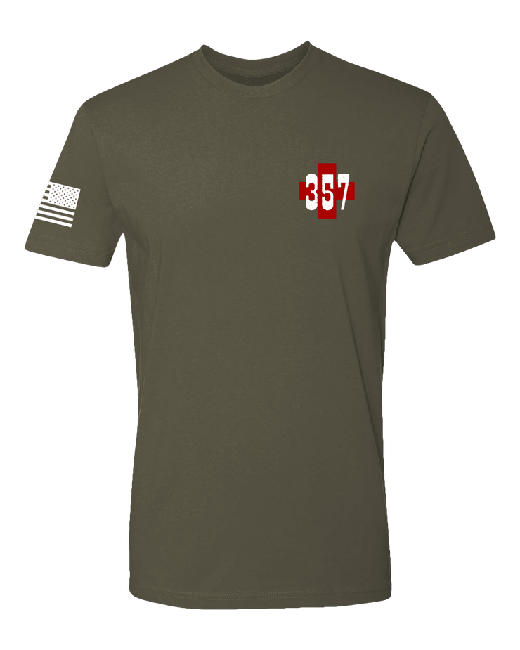 T150: "Simul Salvamus" Eco-Hybrid Ultra T-shirt (US Army 357th FRSD) UTD Reloaded Gear Co. S OD Green 