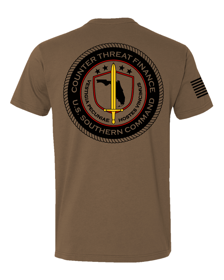 T150: "SOUTHCOM CTF" Eco-Hybrid Ultra T-shirt (Counter Threat Finance) UTD Reloaded Gear Co. 