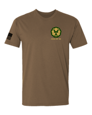 T150: "The Defenders" Eco-Hybrid Ultra T-shirt (US Army, 535th MP BN) UTD Reloaded Gear Co. S Coyote Brown 