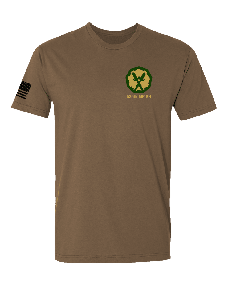 T150: "The Defenders" Eco-Hybrid Ultra T-shirt (US Army, 535th MP BN) UTD Reloaded Gear Co. S Coyote Brown 