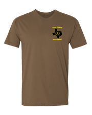 T150: "Third Herd" Eco-Hybrid Ultra T-shirt (MO ARNG, 220th Engineers, 3rd Plt) UTD Reloaded Gear Co. S Coyote Brown 