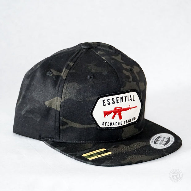 "Essential" Flatbill Snapback Hat Reloaded Gear Co. 