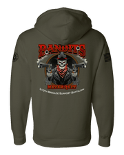 F400: "Bandits Never Quit" Heavy-Duty Hoodie (US Army, 210th BSB, B Co) UTD Reloaded Gear Co. 