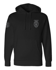 F400: "Die Living" Everyday Hoodie (Class 122, PA Municipal Police Academy) UTD Reloaded Gear Co. S Black Pullover