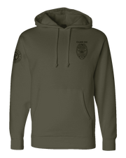 F400: "Die Living" Everyday Hoodie (Class 122, PA Municipal Police Academy) UTD Reloaded Gear Co. S OD Green Pullover