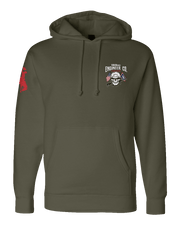 F400: "Essayons" Everyday Hoodie (WY ARNG 133rd ESC) UTD Reloaded Gear Co. S OD Green Pullover