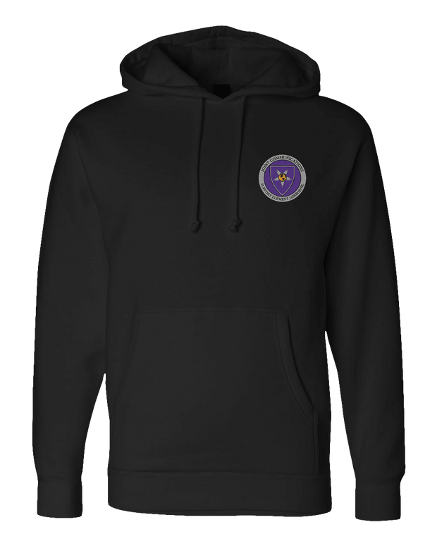 F400: "Lima Legions" Everyday Hoodie (US Army, 4th JCS, Lima Troop) UTD Reloaded Gear Co. S Black Pullover
