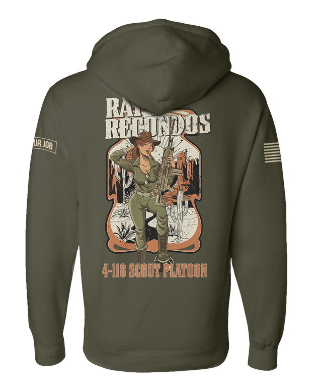 F400: "Ray's Recondos" Everyday Hoodie (HHC 4-118 IN Scout Plt) UTD Reloaded Gear Co. 