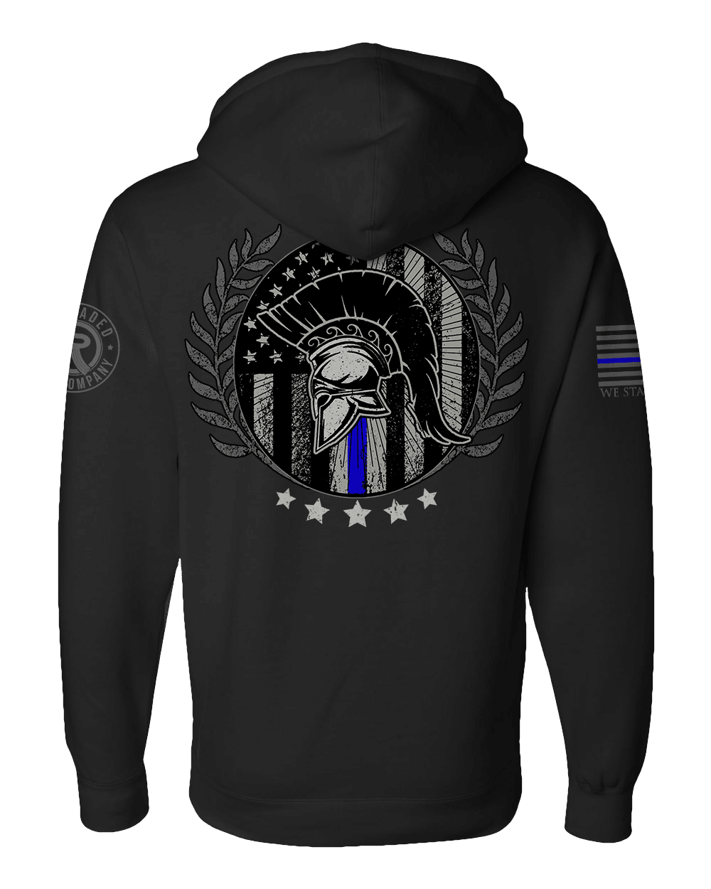 Reloaded Gear Co. F400 We Stand As One Everyday Hoodie Broward Police Academy Class 349 L OD Green Pullover