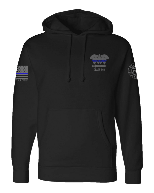F400: "We Stand As One" Everyday Hoodie (Broward Police Academy, Class 349) UTD Reloaded Gear Co. S Black Pullover