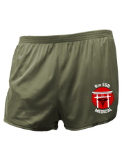 S1: "Call The Doc" Silkie PT Shorts (USN 9th ESB Medical) UTD Reloaded Gear Co. S OD Green 