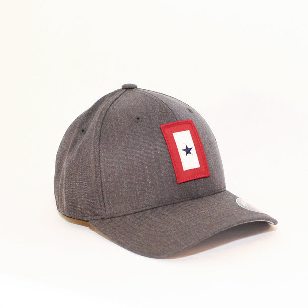 "Service Flag" FlexFit Hat Hats Reloaded Gear Co. S/M Charcoal Heather 