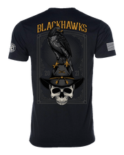 T100: "Blackhawks" Classic T-shirt (NY ARNG 2-101 CAV, B Troop) UTD Reloaded Gear Co. 