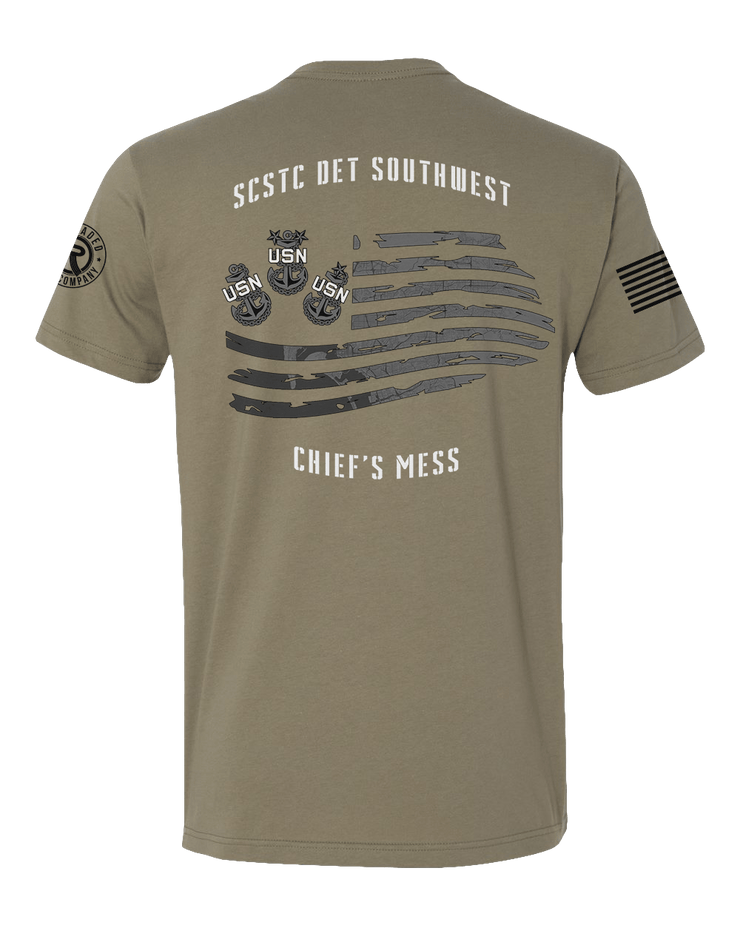 T100: "Chief's Mess" Classic Cotton T-shirt (USN SCTCS DET SW) UTD Reloaded Gear Co. 
