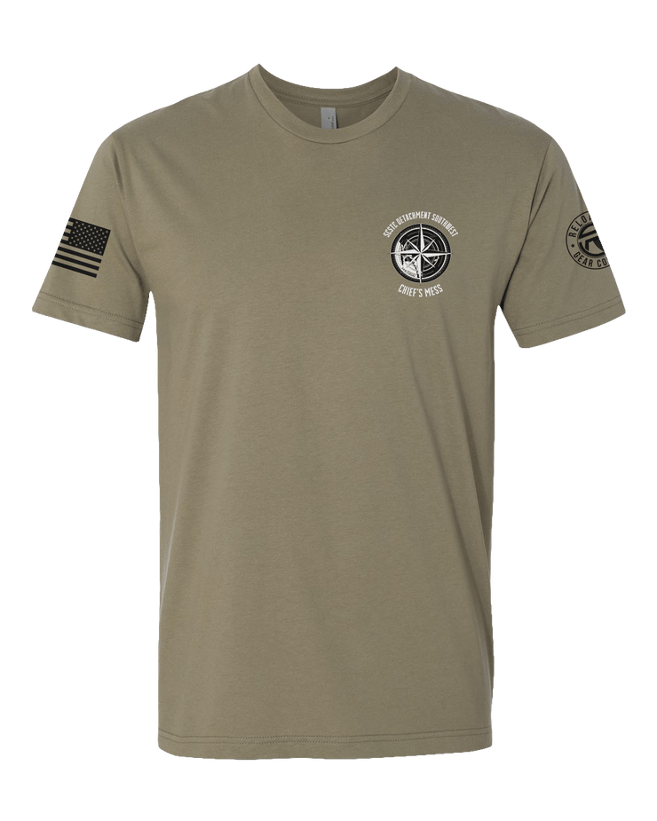 T100: "Chief's Mess" Classic Cotton T-shirt (USN SCTCS DET SW) UTD Reloaded Gear Co. S Army OCP Tan 