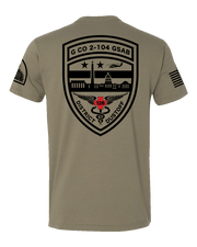 T100: "District: Dustoff" Classic Cotton T-shirt (G Co, 2-104th GSAB) UTD Reloaded Gear Co. 