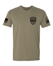 T100: "District: Dustoff" Classic Cotton T-shirt (G Co, 2-104th GSAB) UTD Reloaded Gear Co. S Army OCP Tan 