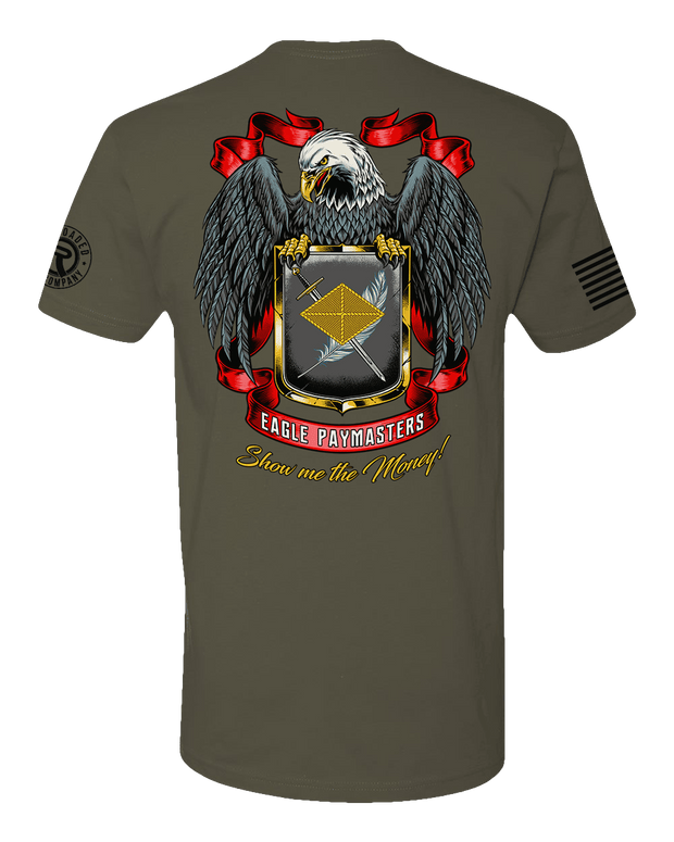 T100: "Eagle Paymasters" Classic T-shirt w/Flag (US Army 101 FMSU) UTD Reloaded Gear Co. 