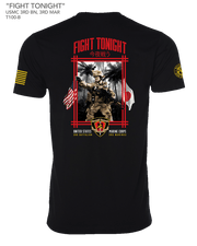 T100: "Fight Tonight" Classic Cotton T-shirt (USMC 3rd Battalion, 3rd Marines) UTD Reloaded Gear Co. 