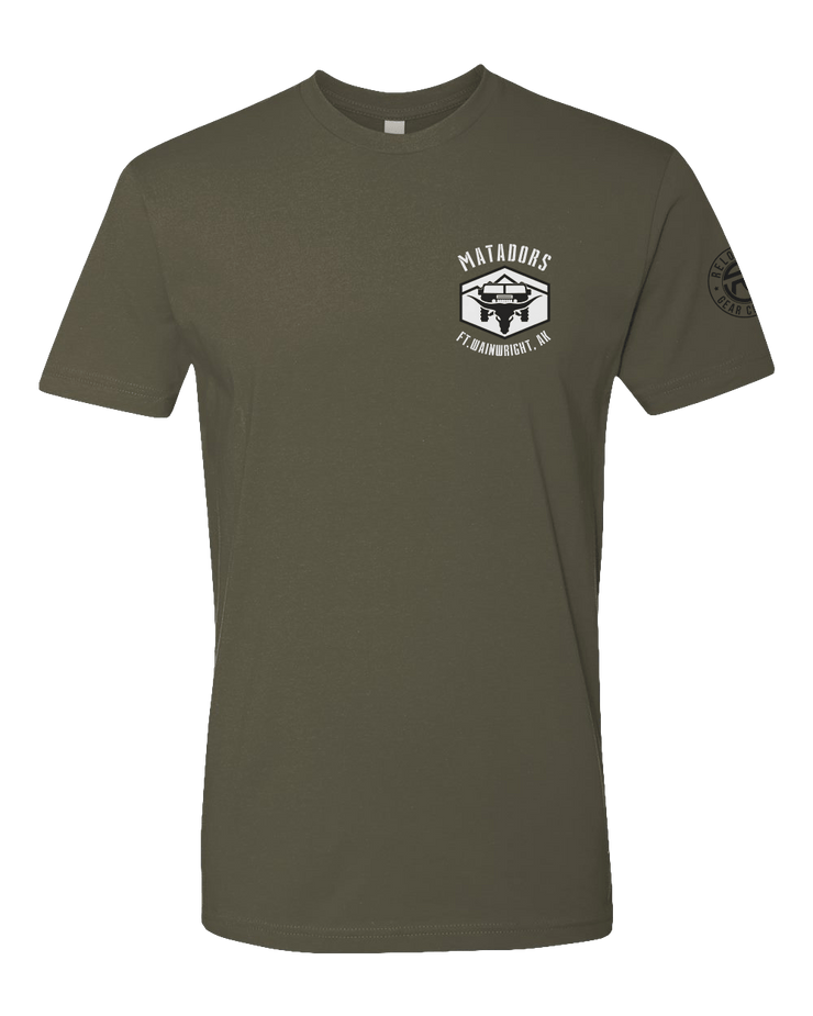 T100: "Matadors" Classic Cotton T-shirt (US Army, 539th CTC) UTD Reloaded Gear Co. S OD Green 