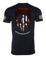 T100: "Punishers" Classic Cotton T-shirt (US ARMY: B CO, 299 BEB) UTD Reloaded Gear Co. 