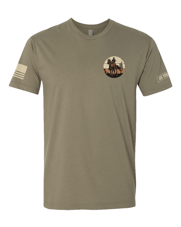 T100: "Ray's Recondos" Classic Cotton T-shirt (HHC 4-118 IN Scout Plt) UTD Reloaded Gear Co. S Army OCP Tan 