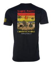T100: "Shore Party" Classic Cotton T-shirt (USMC 1st LSB, Comm Plt) UTD Reloaded Gear Co. 