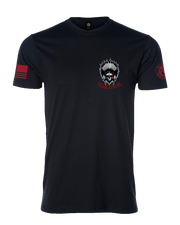 T100: "Team Apache" Classic Cotton T-shirt (NY ARNG 2-101 CAV) UTD Reloaded Gear Co. S Black 