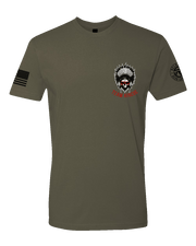 T100: "Team Apache" Classic Cotton T-shirt (NY ARNG 2-101 CAV) UTD Reloaded Gear Co. S OD Green 