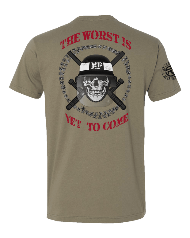 T100: "The Worst Is Yet To Come" Classic Cotton T-shirt (US Army, 1303rd MP Co.) UTD Reloaded Gear Co. 
