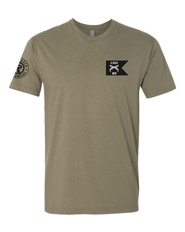 T100: "The Worst Is Yet To Come" Classic Cotton T-shirt (US Army, 1303rd MP Co.) UTD Reloaded Gear Co. S Army OCP Tan 