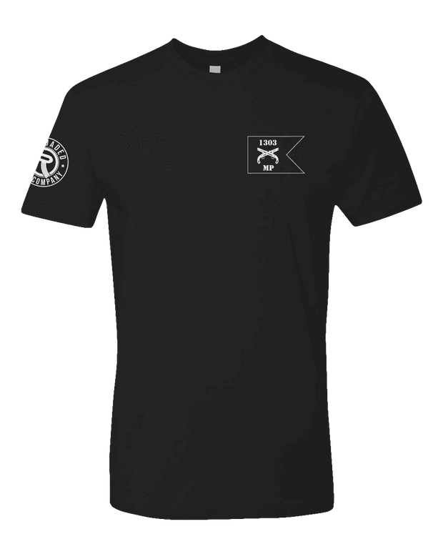 T100: "The Worst Is Yet To Come" Classic Cotton T-shirt (US Army, 1303rd MP Co.) UTD Reloaded Gear Co. S Black 