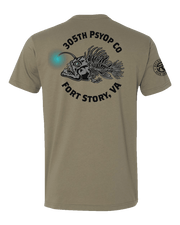 T150: "Anglers" Eco-Hybrid Ultra T-shirt (US Army, 305th PsyOps Co.) UTD Reloaded Gear Co. 
